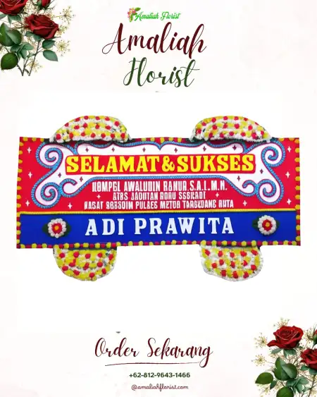 Papan Bunga Ucapan Selamat Kota Kediri